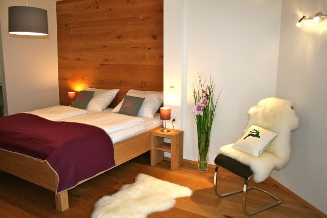 Schlafzimmer im Alpine Style im Appartement Central Room