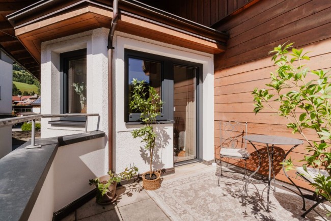 Sonnige Terrasse