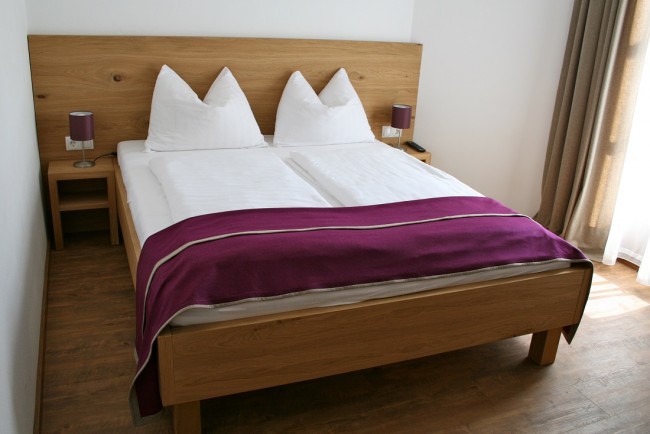 Schlafzimmer im Alpine Style im Appartement Family Room