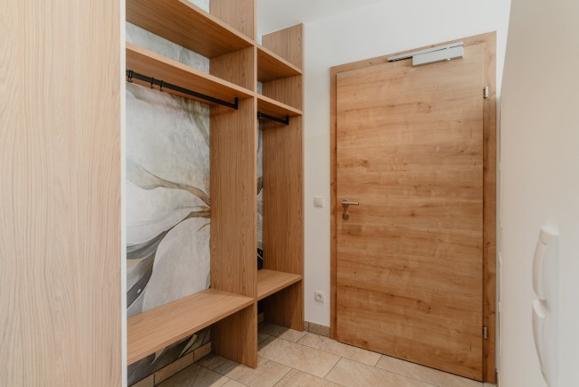 Garderobe im Eingangsbereich