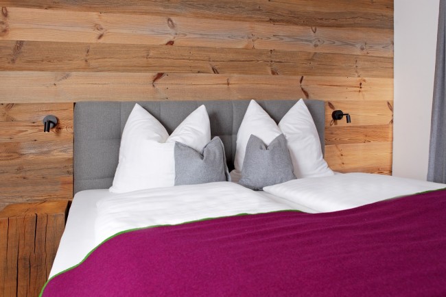 Schlafzimmer im Appartement Mountain Room