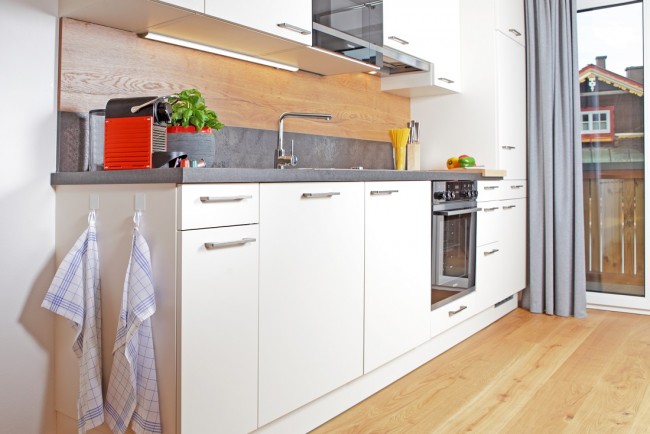 K&uuml;che im Appartement Mountain Room