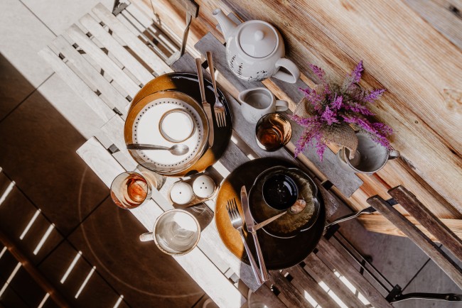 Kaffee am Balkon
