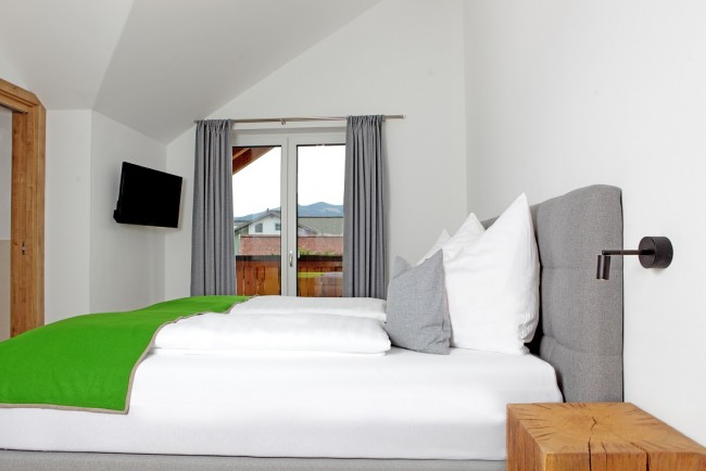 Schlafzimmer im Appartement Sky Lodge