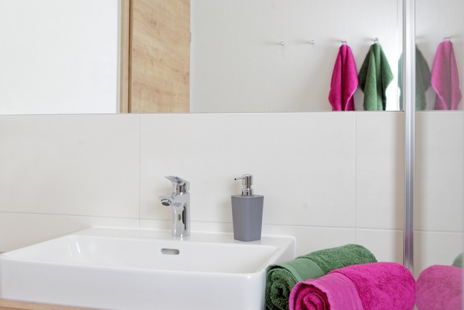 Edle Waschbecken im Appartement Village Room